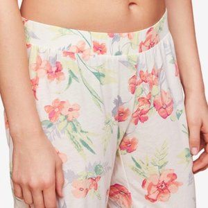 MOTHERHOOD MATERNITY FLORAL WHITE SLEEP PANTS | S